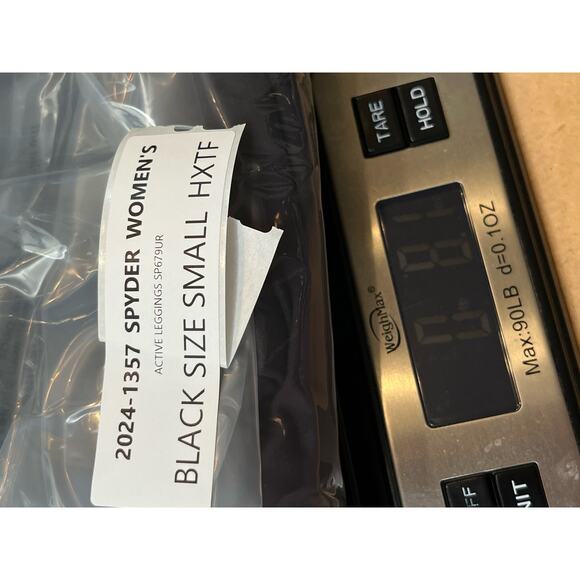 Spyder Womens Small Black Athletic Pullon Stretch Active Leggings SP679UR - Picture 9 of 9